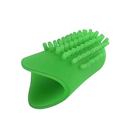 iKo Kids Finger Toothbrush - For 6+ yrs - Releases Fluoride- Green Apple