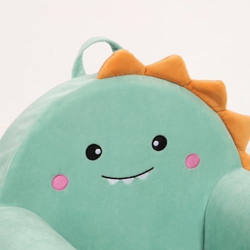 MOMCAYWEX Cuddly Toddler First Chair, Premium Character Chair, Green, 18 Month up to 3 Years