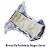 OsoCozy Better Fit Unbleached Prefold Cloth Diapers -100% Cotton, Gauze Weave, Sized for Tri Folding - Size 1 - (Infant 4x8x4 Fits 6-16 lb.) - 1 Dozen