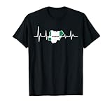 Heart Beat Design Nigeria Flag Apparel Gifts