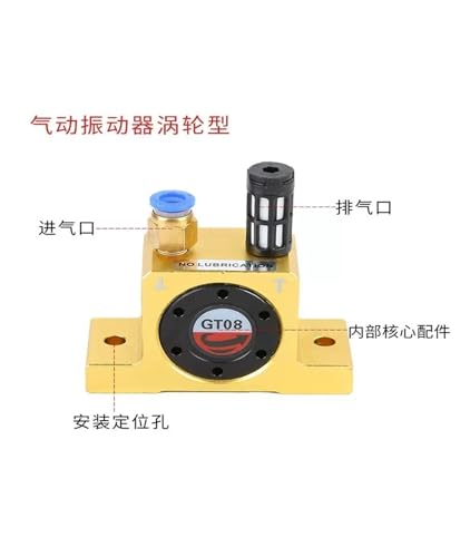 Cylindre de vibration 20 16 vibrations pression air pour convoyeur - 5