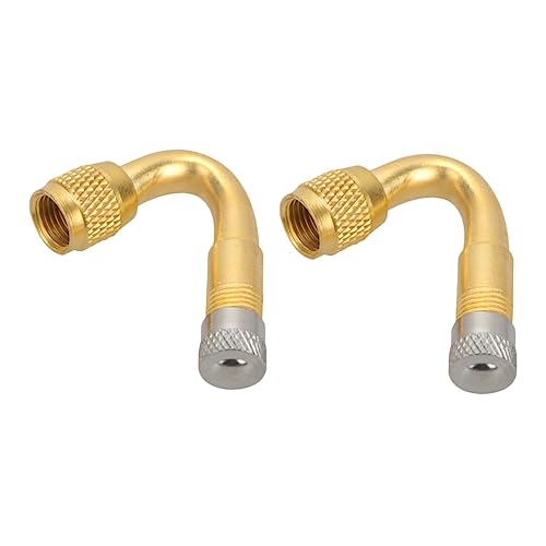 Cabilock 2Pcs Valve Stem Extenders for Tire Inflation Durable Construction Compatible with Cars Motorcycles Rvs High Performance Tire Valve Extension