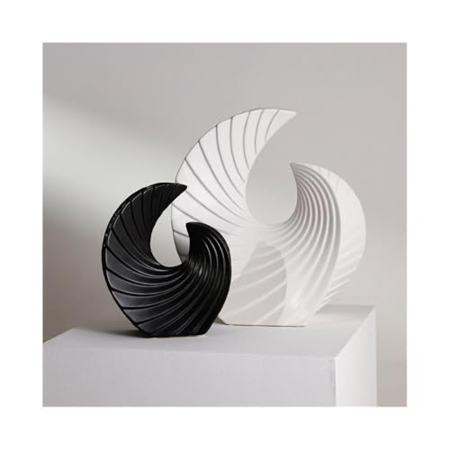 Objets décoratifs en résine XJBTBA aux finitions géométriques pour salon moderne