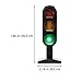 STOBOK Kids Traffic Light Signs Toy,Simulation Road Light Safety Traffic Maker Crosswalk Signal Model LED Traffic Stop Sign Light Lamp Toy Playset 2pcs
