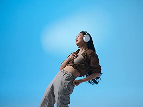 Image of Sennheiser Momentum 4 Wireless Noise Cancelling Headphones - Bluetooth Headset for Crystal-Clear Calls with Adaptive Noise Cancellation, Over-Ear Headphones, 60h Battery Life, Folding Design, White