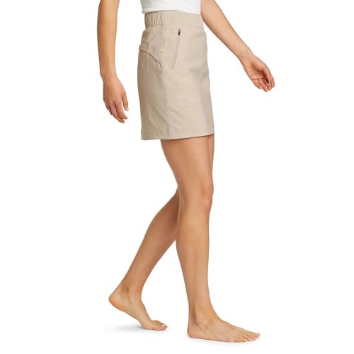 Eddie Bauer Women's Rainier Pull-On Skort, Pumice, 14, Athletic Skort