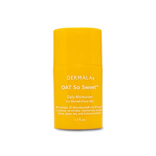 Dermala #FOBO OAT So Sweet Daily Moisturizer | Brightening Effect Non-Clogging for Blemish-Prone Skin | Lightweight & Fast Absorbing to Heal Acne Prone Skin | Brightens Dark Spots from Past Blemishes.