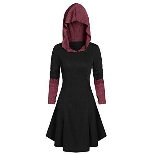 Cloaks for Women Kstare Womens Gothic Hooded Open Front Poncho Cape Capes Wool Warm Jacket Costumes Coat Outwear