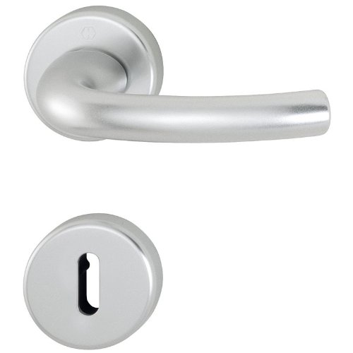 Preisvergleich Produktbild HOPPE Rosetten-Garnitur 'Tôkyô' Aluminium Natur 1710 / 42KV / 42KVS - 8185258