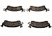 ACDelco 171-554 Front Brake Disc Pad Kit