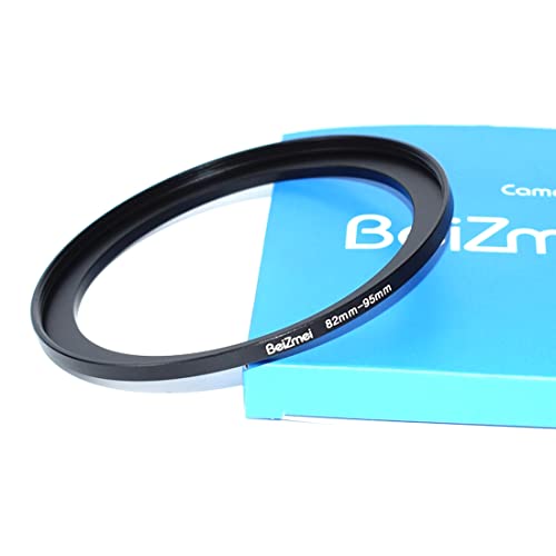 82mm to 95mm Camera Filters Ring,82mm-95mm Step-Up Ringfor Filters Compatiable All Brands diameter 82mm Lens to diameter 95mm UV ND CPL Camera Filter.Made of CNC Machined