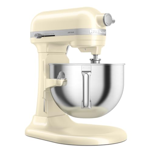 KitchenAid Robot da Cucina - Artisan - Robot da cucina multifunzione con ciotola sollevabile - Con 5 accessori - 5,6L - Nero opaco
