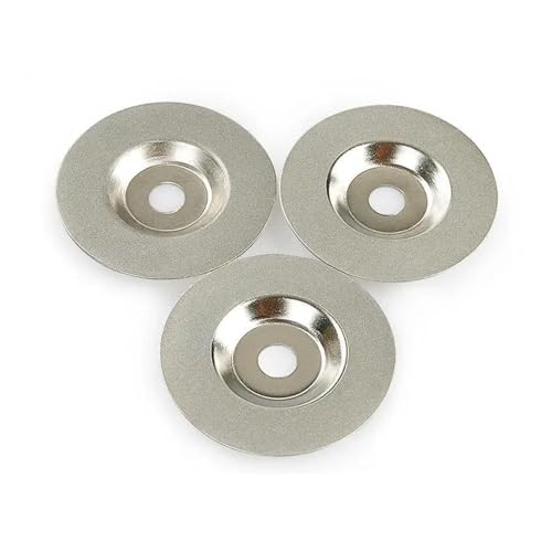 Meule diamantée d'affûtage 100 mm lot de 3 disques pour meuleuse d'angle grains 400 600 800
