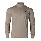 First Lite Men's Kiln Quarter-Zip - Merino Wool Midweight Hunting Base Layer - XX-Large - Walnut