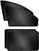 ZATOOTO Car Window Shades 4 Pack Car Privacy Curtains Full Blackout Car Window Cover for Privacy Magnetic Side Window Sun Shade Universal for Most Cars Cool Down Your Car Great for Travel Camp Privacy