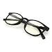 J+S Vision Blue Light Shield Computer Reading/Gaming Glasses - 0.0 Magnification - Anti Blue Light 100% UV Protection - Low Color Distortion Lens, WF1 Glossy Black Frame