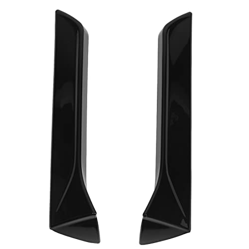 for Seat Mk3 Spoiler 2PCS Rear Window Side Splitter Wing Exterior Trim Left Right Replacement for SEAT 5F FR Mk3 MK3.5 2013‑2021 Glossy Black