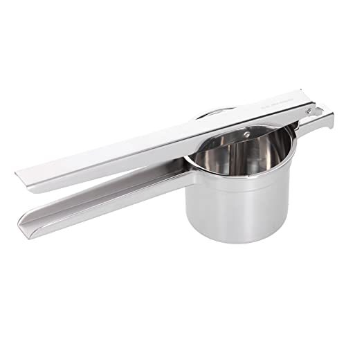 Exprimidor de acero inoxidable resistente con diseño ergonómico de mano 2