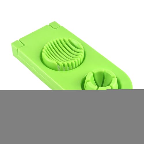 Zyntora Cortador de Huevo Duro | Cortador de Huevo de Acero Inoxidable | Cortadora Picadora 2 en 1 para Fruta Tomate Platano Fresa Cereza | Para Ensalada Desayuno y Alimentos Blandos Hogar y Familia