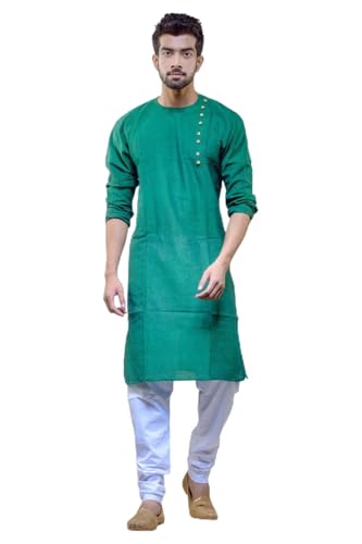 Image of Dheu Handwoven Pure Cotton Kurta Bengali Punjabi