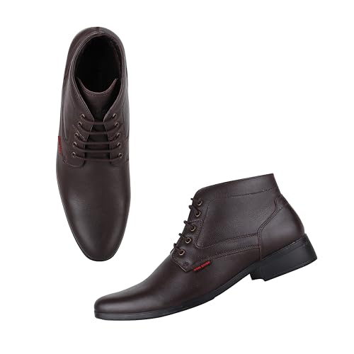 Image of Red Chief Genuine Leather Formal Derby Boots for Men | Premium & Stylish Office Footwear | RC3545