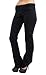 Vivian's Fashions Yoga Pants - Full Length, Misses Size (Black, L)