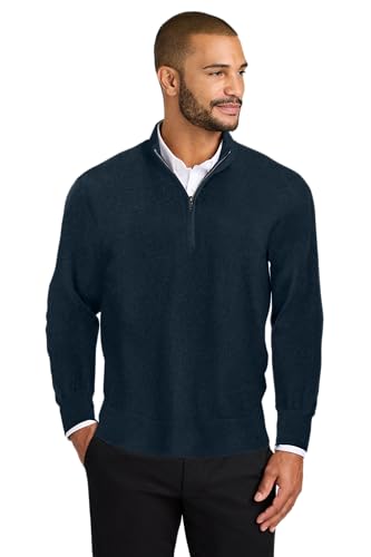 Port Authority Easy Care 1/4-Zip Sweater SW2900, River Blue Navy, X-Small