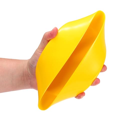 Image of uxcell 2pcs Rubber End Caps 180mm(7 Inch) ID Vinyl Round Tube Bolt Cap Cover Screw Thread Protectors Yellow, 50mm Height