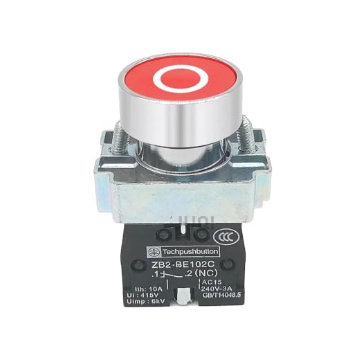 CZKE 1PCS 22mm Momentary flat push button with mark switch NO/NC XB2-BA4342 XB2-BA4331 XB2-BA3351XB2- BA4322 XB2-BA3311 XB2-BA33