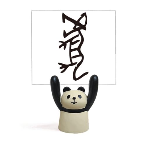 Zodiaque Tigre mémo holder et porte-photo panda mignon pour bureau