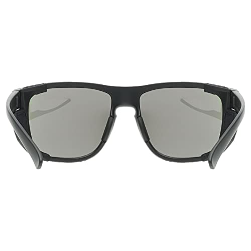 Uvex Sportstyle 312 - Lunettes de Sport pour Hommes et Femmes - Protection latérale Amovible - Catégorie de Filtre 4 - Black Matt/Silver - One Size – vue 3