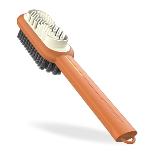 Houlishu 2 in 1 Suede Shoe Brush, Soft Bristle Cleaning Brush for Suede and Nubuck