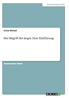 Der Begriff der Angst. Eine Einf�hrung 3668137390 Book Cover
