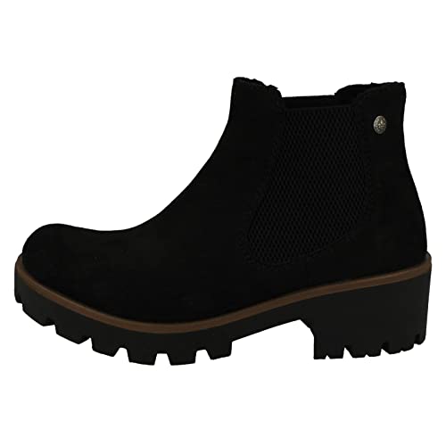 Rieker Acorn II Womens Chelsea Boots 39 Medium Noir