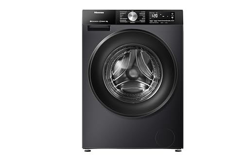 Hisense WF3S8043BB3 Wasmachine met stoomfunctie, 8 kg, 1400 rpm, wifi, ConnectLife, Power JetWash, anti-allergisch programma, Aqua Stop, Auto Wash, Quick Wash, EEK A-30 procent
