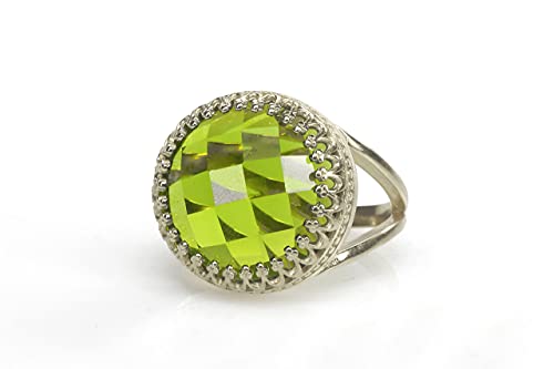 Bague Péridot Radieux Anemone Bijoux à porter pour sublimer votre style