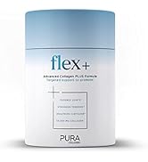 Pura Powdered Collagen Supplement (Flex +) | Hydrolysed Collagen Peptides with Added Copper, Vita...
