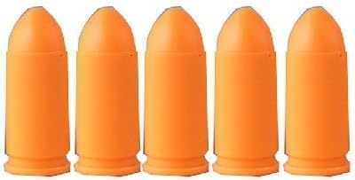 Pack Of 5 Inert 10mm Auto Pistol Safety Trainer Cartridge Dummy Ammunition Ammo Shell Rounds