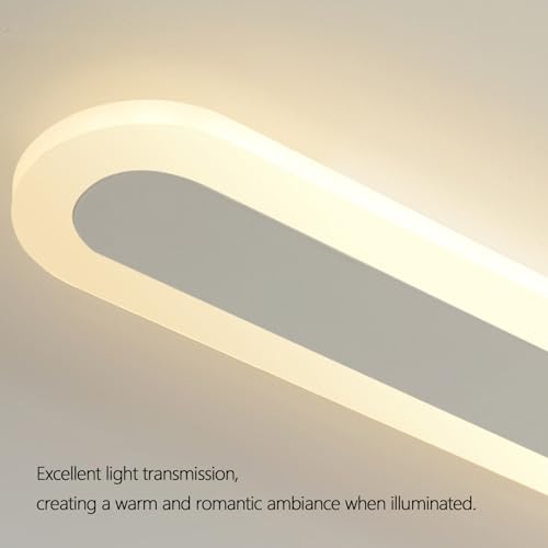 Aplique de Pared Moderno de Hierro y Acrílico Rectangular Diseño Elegante 5