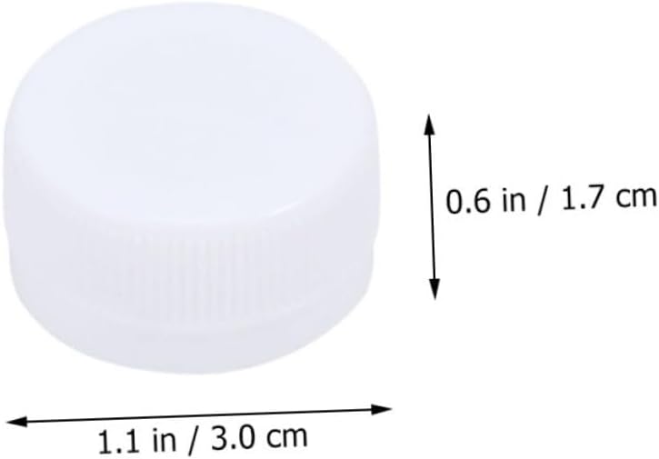 600pcs Plastic Bottle Caps for Crafts Leak Lids for Home Use Smooth Fit for Beverages and Bottles