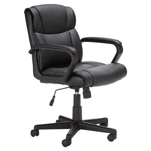 Amazon Basics Padded Office Desk Chair Cover