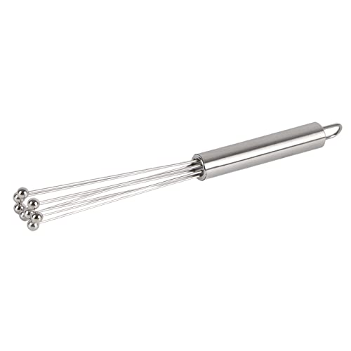 Yechiry Frusta con Sfere in Acciaio Inossidabile, Utensili da per Miscelare Frullino per le Uova, Utensili da Forno per Montapanna Resistenti e Durevoli, Ideale per Preparare Panna e Sbattere le