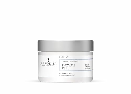 Peeling enzimático para rostro y manos Afrodita Professional CLEAN UP | 100 g | Para la regeneración completa de todo tipo de pieles | Peeling y limpieza profunda