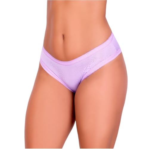 Kit 5 Calcinhas Conforto Tanga Com Viés aberto Lingerie Feminina Kit Calcinha (BR, Alfa, G, Regular,
