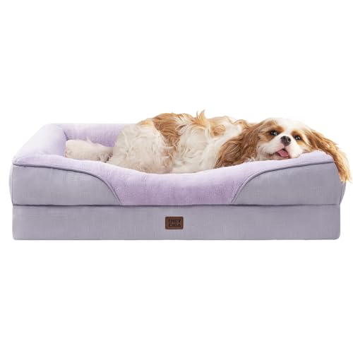 EHEYCIGA Orthopedic Dog Bed for Large Sized Dog, 36x27 Inch Large Memory Foam Dog Couch Bed with...