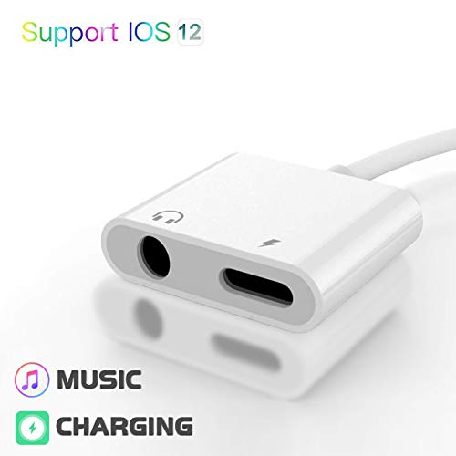 Headphones Adapter 3.5mm Audio Cable Aux Cord Dongle Audio Adapter Car Charger Headphone