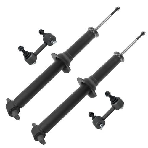 Image of Detroit Axle - Rear Shock Absorbers + Sway Bar End Links Replacement for 2003 2004 2005 2006 2007 Cadillac CTS - 4pc Set