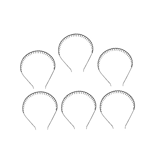 ARTSEWPLY ウェーブヘアバンド ユニ ブラックヘッドバンド ウェーブ軽量ヘアループ付き 男女兼用 日常使用とスタイリッシュなヘアスタイリング