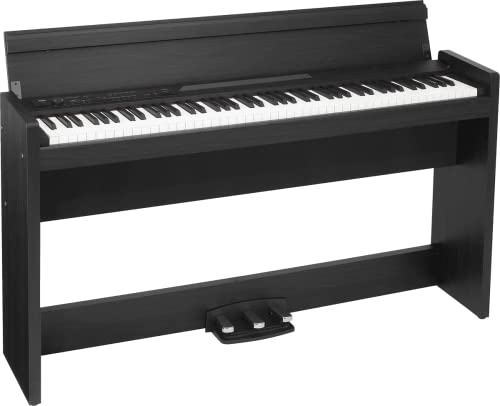 Piano KORG LP 380 usb 88 notes, couleur ébène avec stand - Les Beatles, Paul McCartney, John Lennon, RIngo Starr, George Harrison Piano KORG LP 380 usb 88 notes, couleur ébène avec stand
