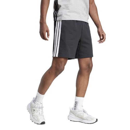 adidas Men's Essentials 3-Stripes French Terry 7-Inch Shorts2